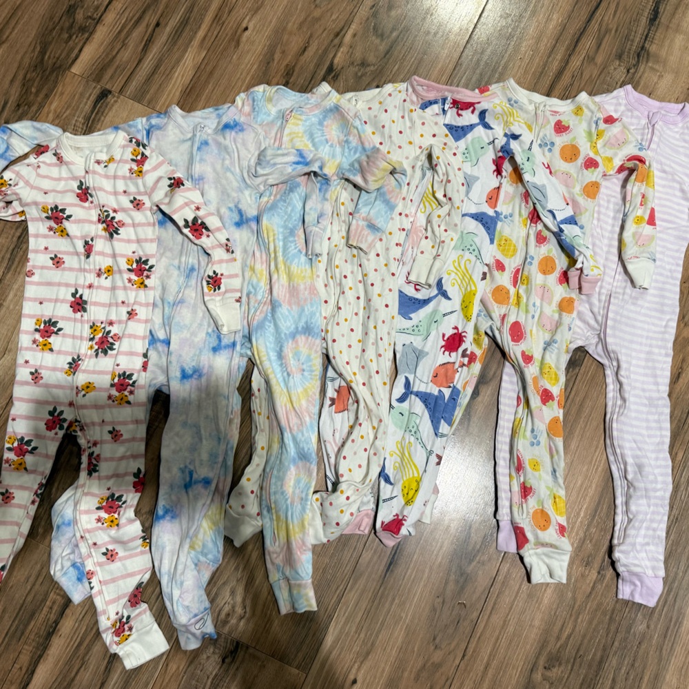 Colorful Kids One Piece Pajama Set